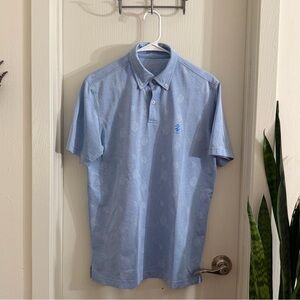 Izod Light Blue Casual Button Down Shirt